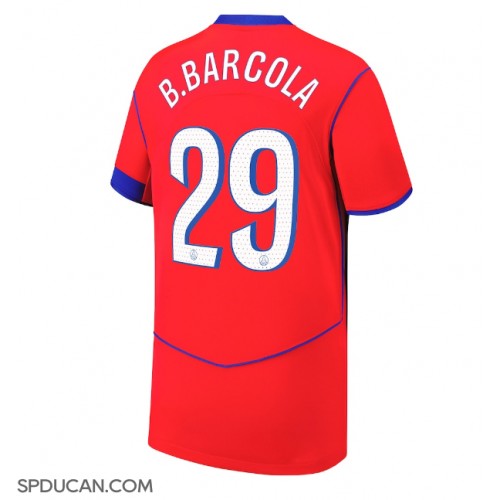 Muški Nogometni Dres Paris Saint-Germain Bradley Barcola #29 Rezervni 2025-26 Kratak Rukav